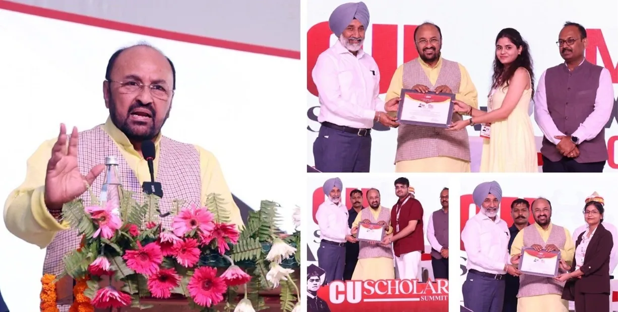1500 Meritorious Students from UP, Bihar & Jharkhand felicitated during Scholars' Summit 2026 at Chandigarh University Uttar Pradesh