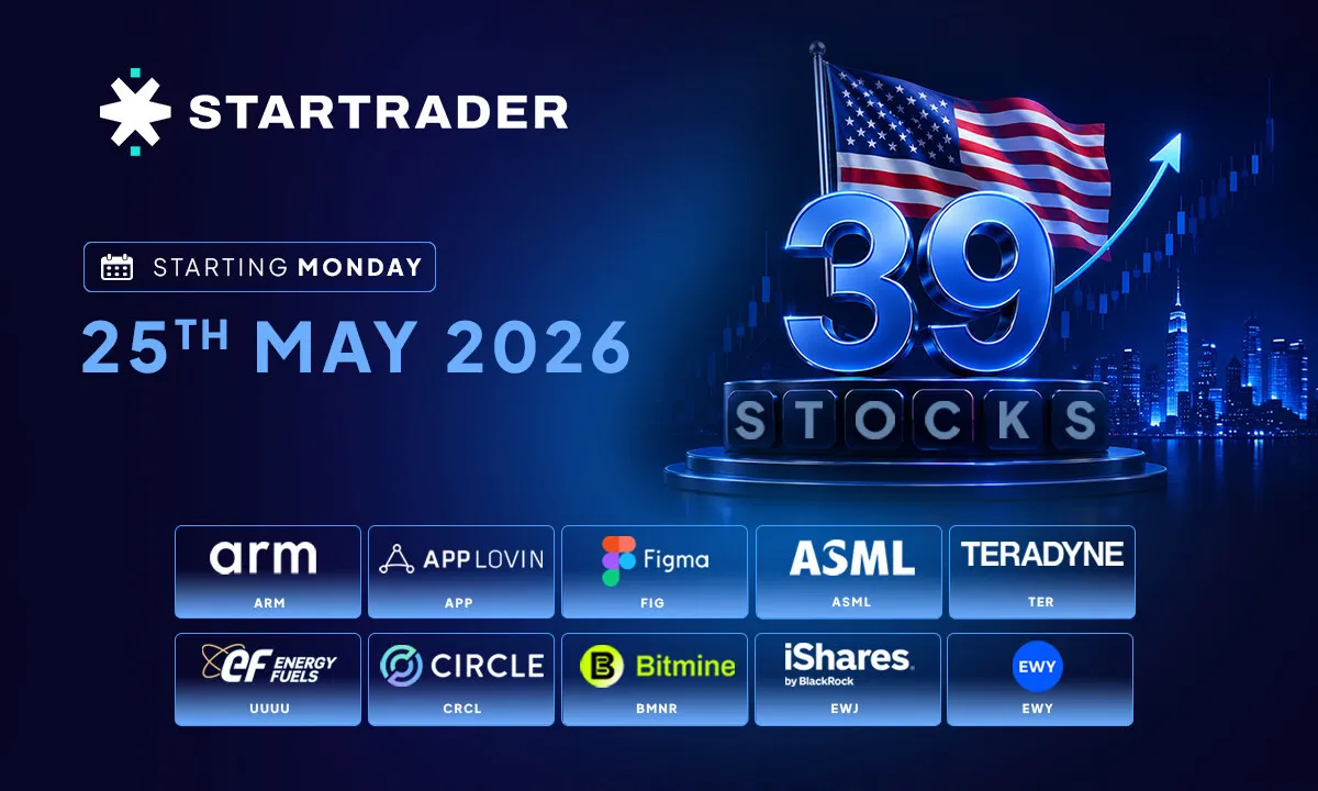 STARTRADER Launches 39 New US Stocks and ETFs Across the Sectors Shaping the Future of Global Markets